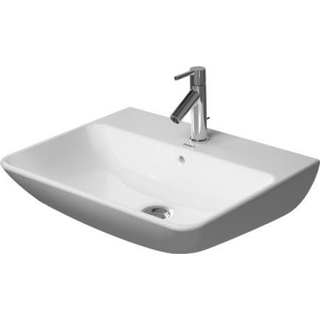 DURAVIT Washbasin 23" Me By Starck w/Overflow+FaucetDeck, 3 Holes Wh 2335600030
